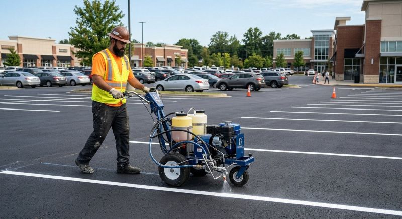 Asphalt Painting in Acworth, GA