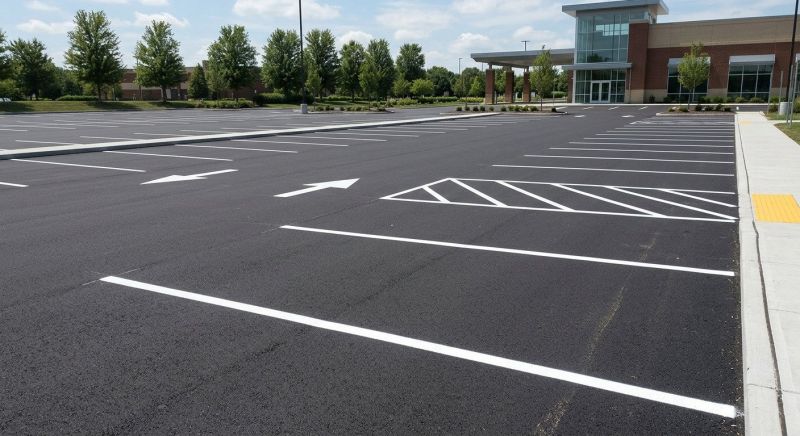 Asphalt Painting in Palm Springs, CA