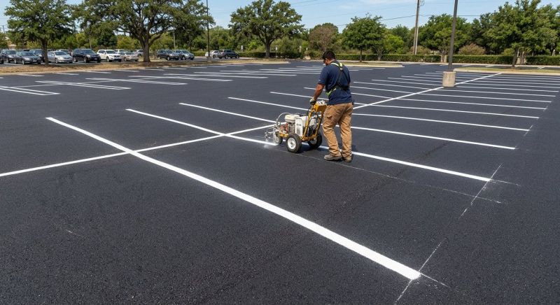 Asphalt Striping in Palm Springs, CA