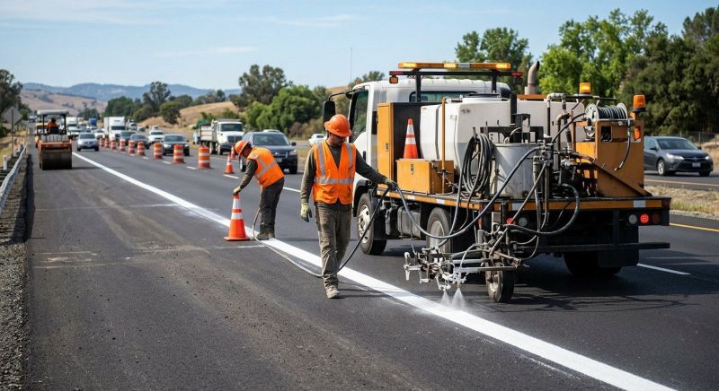Asphalt Striping in Katy, TX