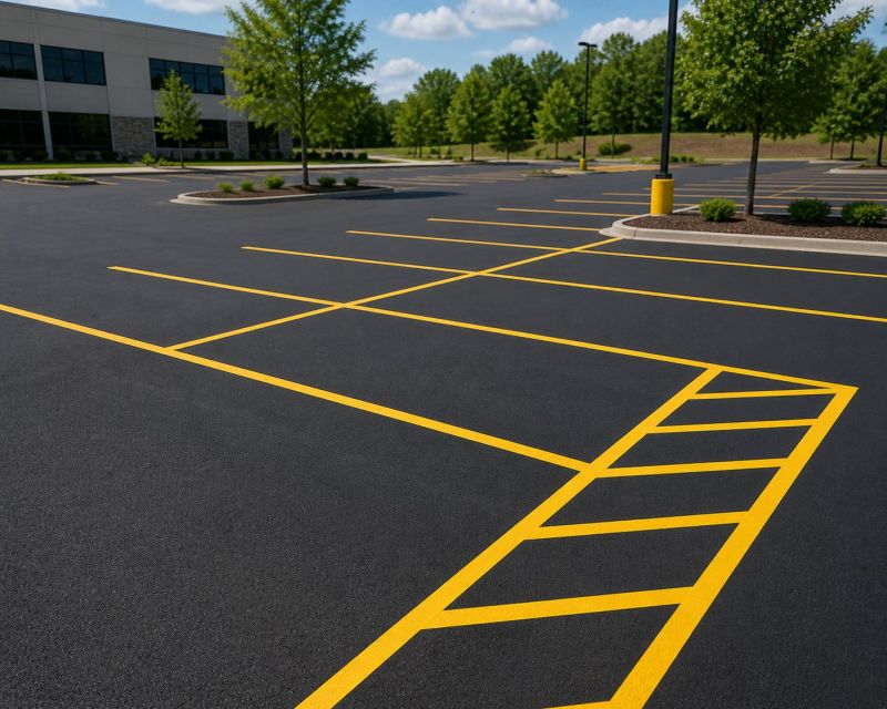 Commercial Asphalt Painting in Orange County, CA