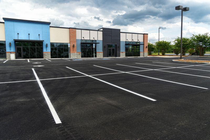 Concrete Parking Lot Striping in Canton, GA