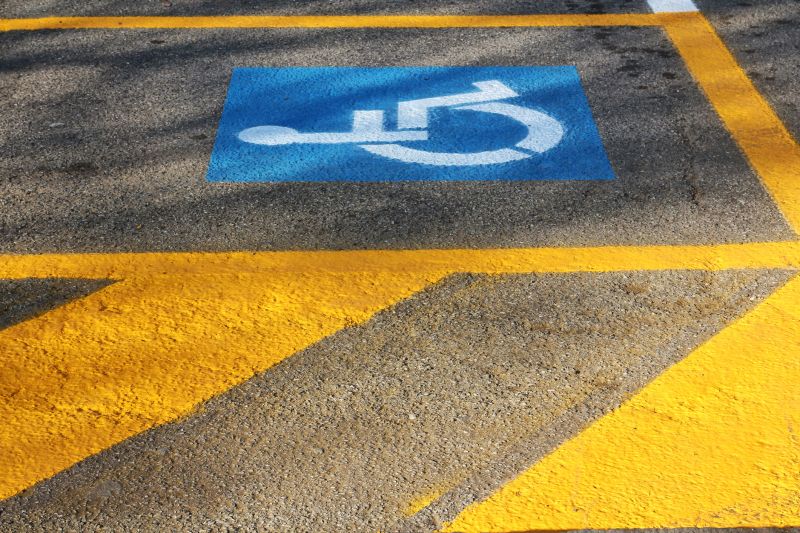 Disability Parking Marking in Orange County, CA