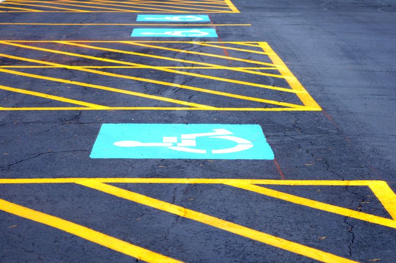 Disability Parking Marking in Gwinnett County, GA