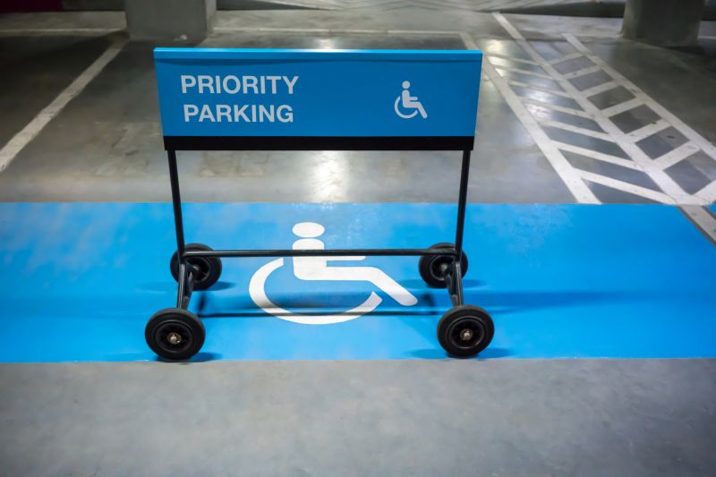 Disability Parking Marking in Los Angeles, CA