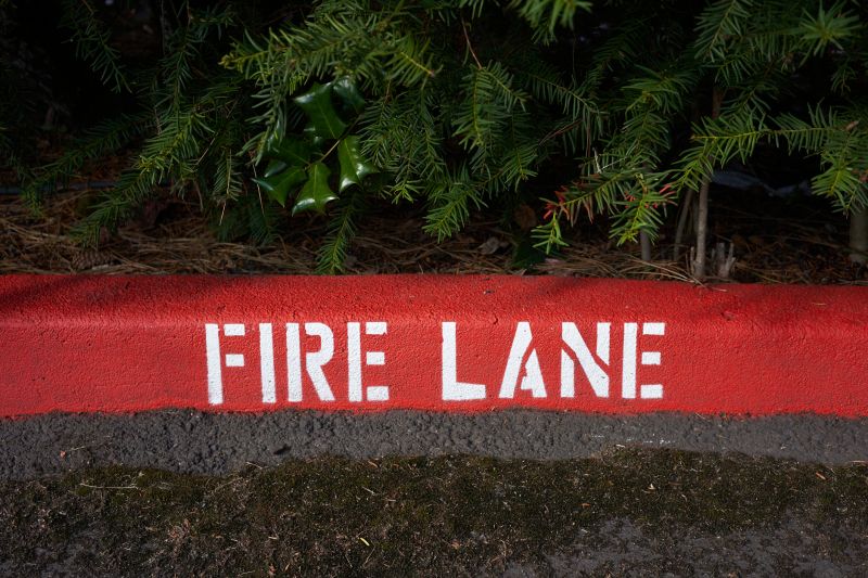 Fire Lane Marking in Palm Springs, CA