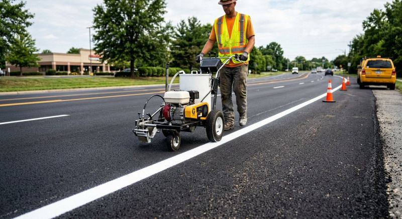 Line Striping Service in Canton, GA