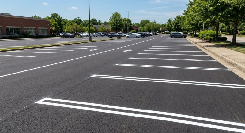 Parking Area Striping in Gwinnett County, GA