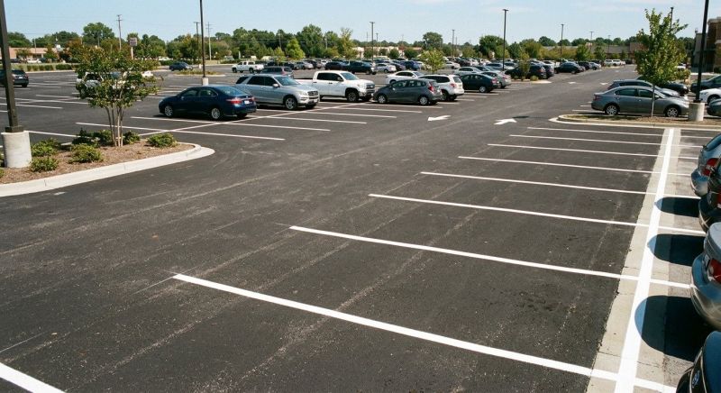 Parking Area Striping in Canton, GA