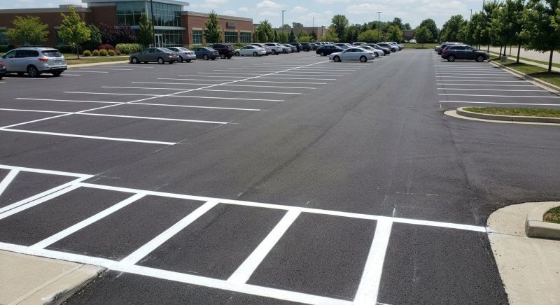 Parking Area Striping in Katy, TX