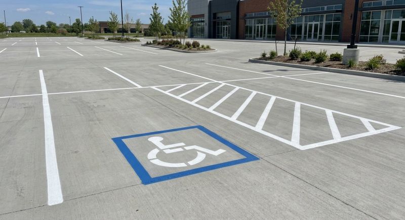 Parking Garage Striping in Savannah, GA
