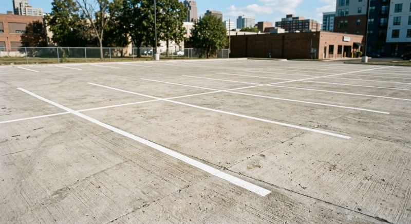 Parking Garage Striping in Palm Springs, CA