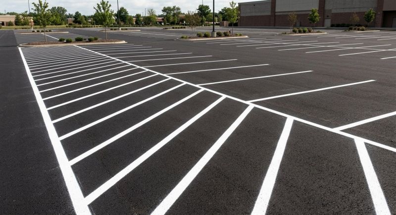 Parking Lot Painting in Palm Springs, CA