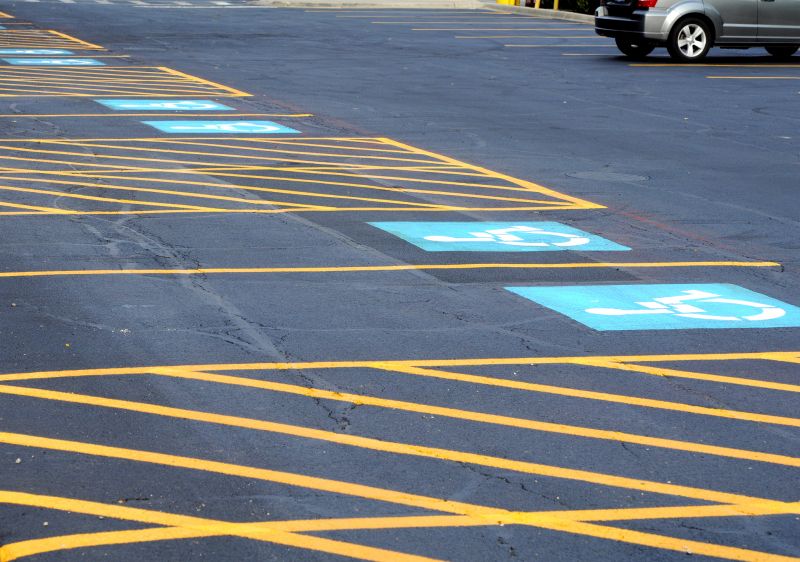 Parking Space Marking in Katy, TX