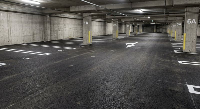 Parking Space Marking in Savannah, GA
